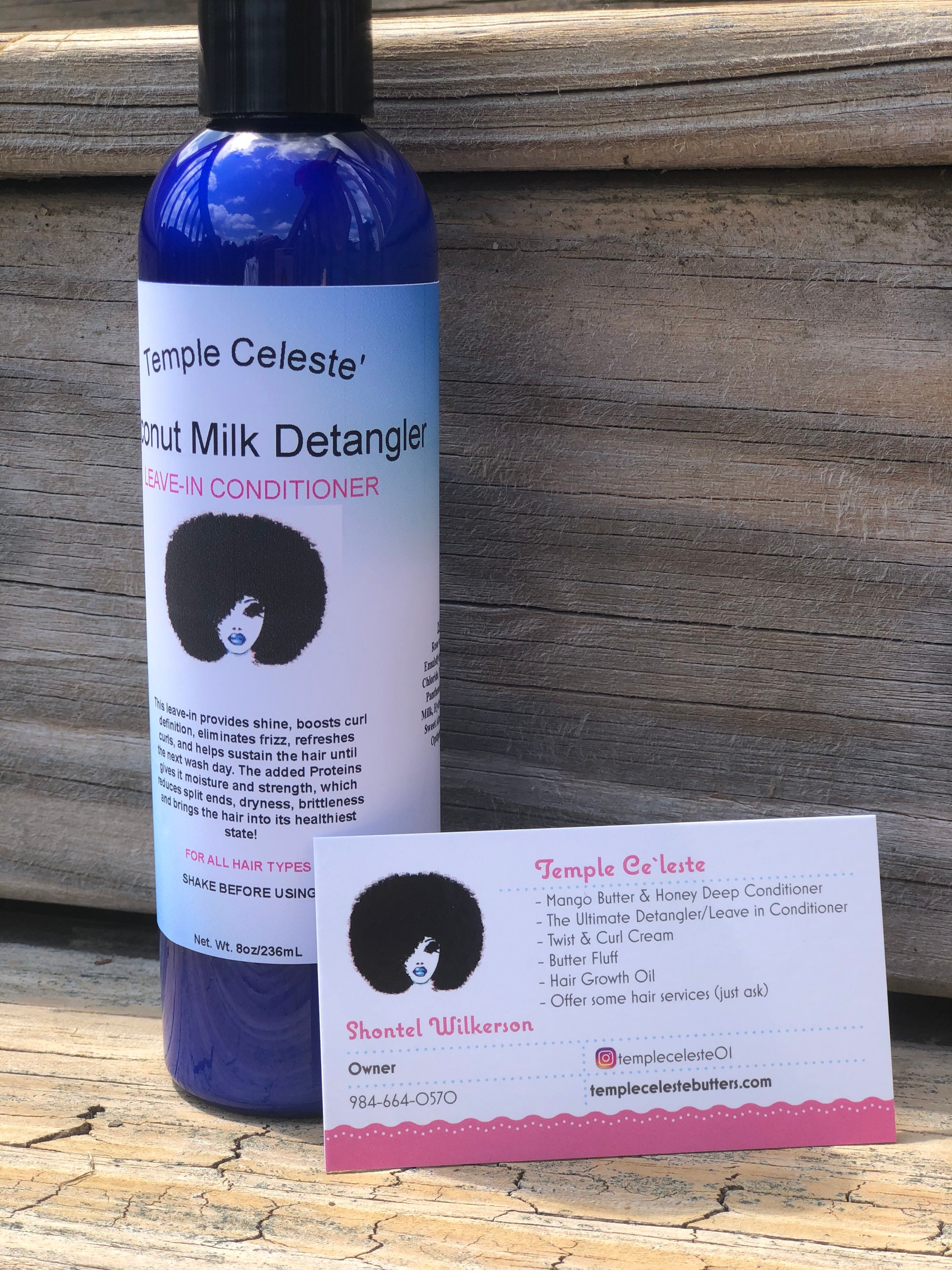 Coconut Milk Detangler/Leave In Conditioner/Curl refresher/Sealant