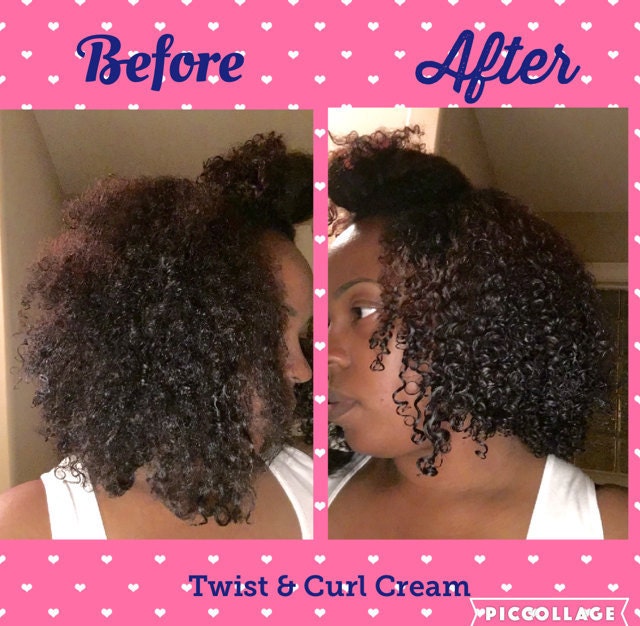 Twist Curl Cream All Natural Hydrating Cream Moisturizer Flax