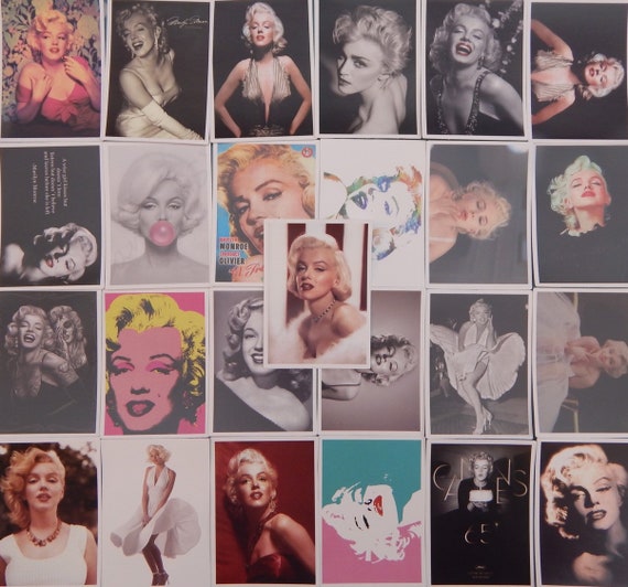 Grand Sticker Mural Marilyn Monroe Rouge - Autocollant Déco Vinyle Idéal Pour Mur, Porte Ou Meuble