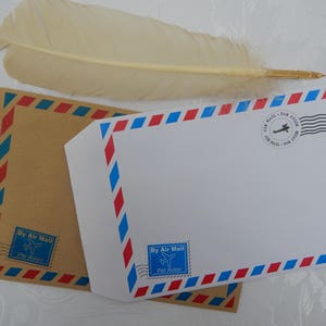 C5 Air Mail Border Selbstverschluss Umschläge
