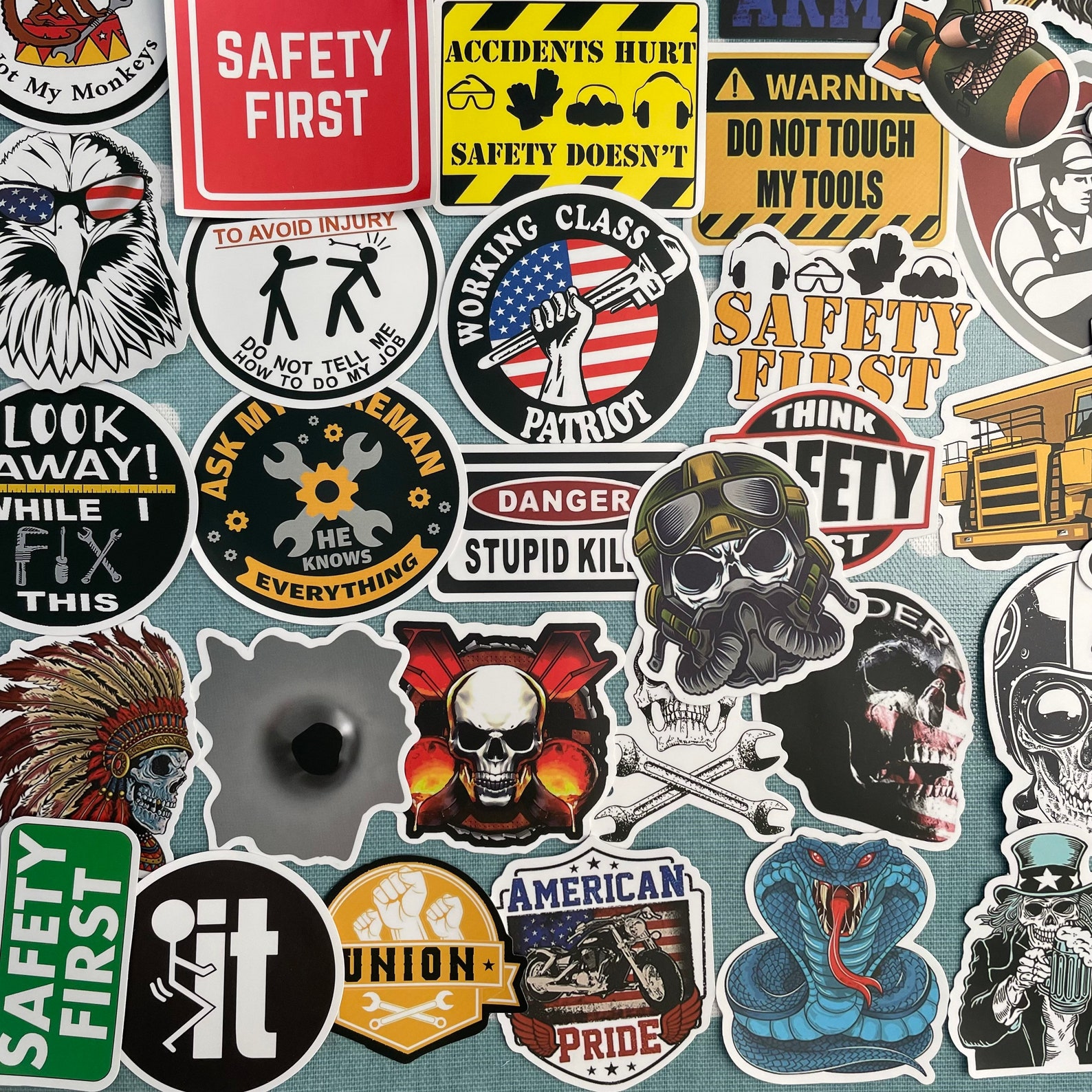Humorous Osha Sticker Men at Work Funny Workplace Safety Stickers Assorted Pack of - Etsy