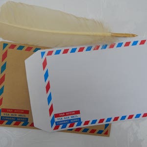 C5 Air Mail Border Selbstverschluss Umschläge