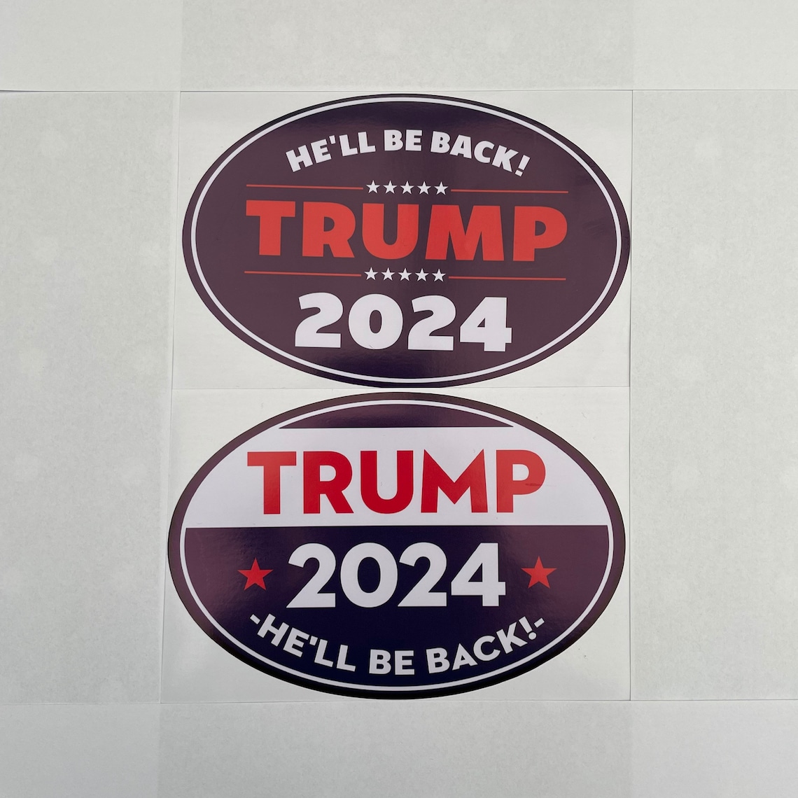 Trump 2024 bumper stickers. Car decals. 2 pack. Etsy