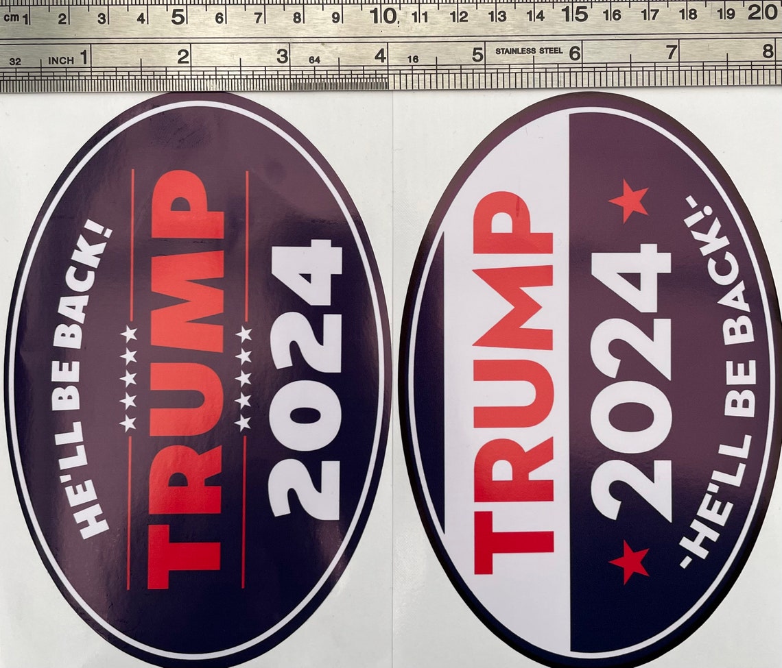 Trump 2025 bumper stickers. Car decals. 2 pack. Etsy