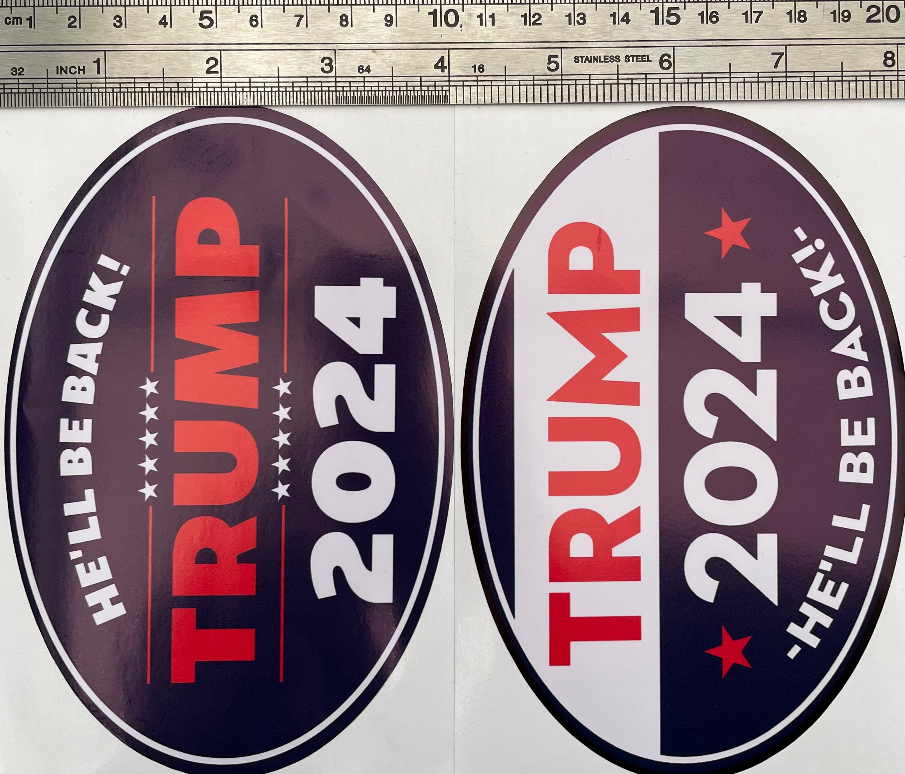 Trump 2024 bumper stickers. Car decals. 2 pack. Etsy