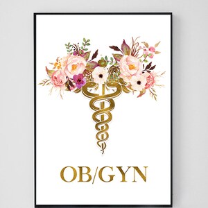 OBGYN Gift, Gynecologist Art, Gynecologist Office Decor, OBGYN Office ...