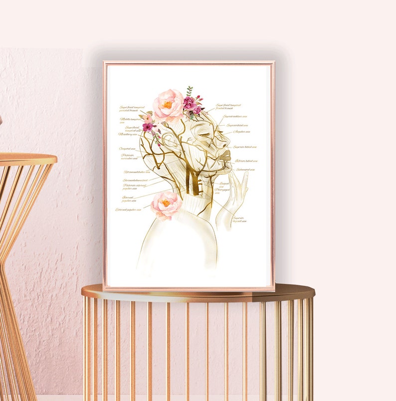 Printable Facial Veins Print Cosmetic Injector Art Cosmetic | Etsy