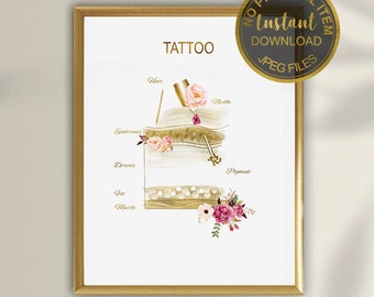 Cosmetic Tattooing Art Print, PMU Wall Art, Permanent Makeup Studio Decor, Tattoo Artist Office Printable