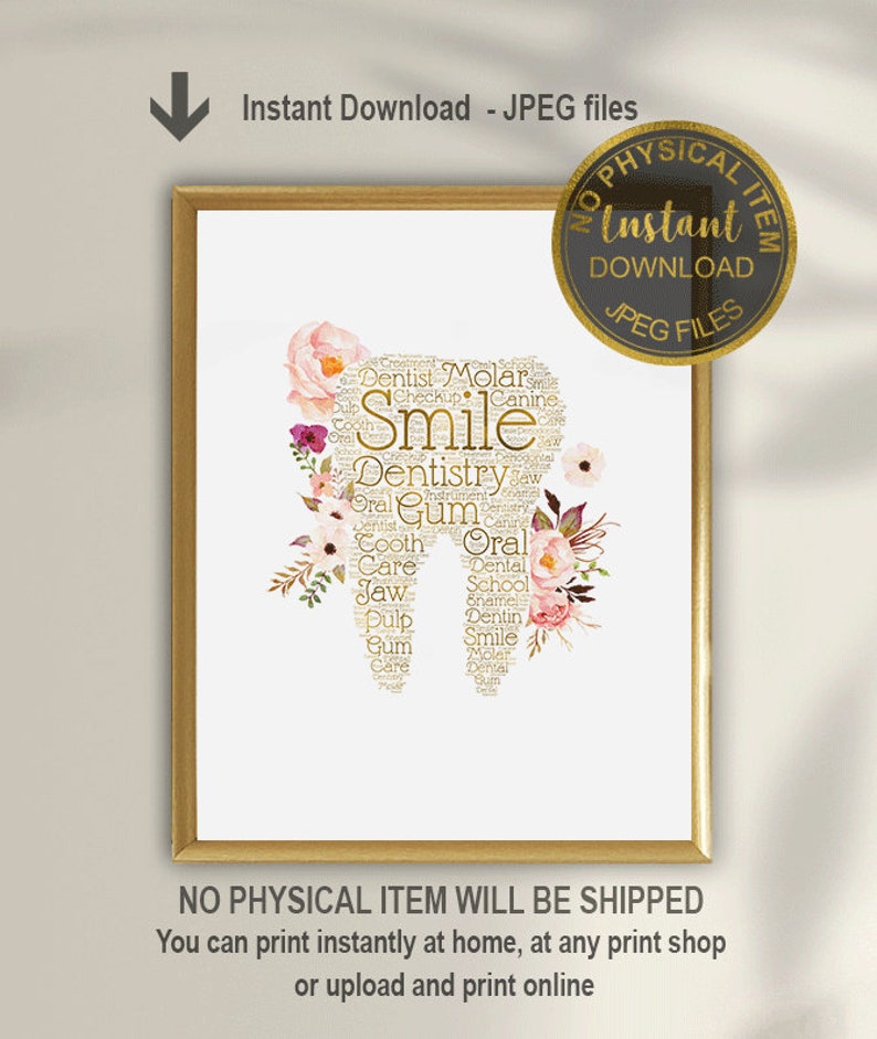 Dentist Office Decor Dentist Gift Dental Hygienist Gift Etsy Australia