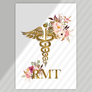 RMT Office Decor, Massage Therapist Gift, Massage Therapist Graduation Gift, Massage Room Decor, Muscular System Art, Anatomy Art Set image 2