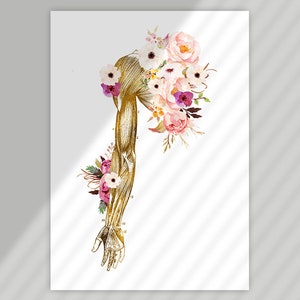 RMT Office Decor, Massage Therapist Gift, Massage Therapist Graduation Gift, Massage Room Decor, Muscular System Art, Anatomy Art Set image 7