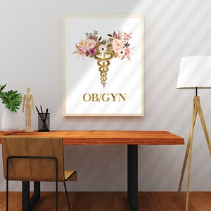 OBGYN Gift, Gynecologist Art, Gynecologist Office Decor, OBGYN Office ...