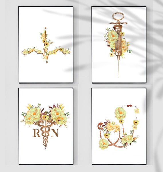 Nurse Gift Nursing Student Gift Nurse Office Decor Anatomy Etsy