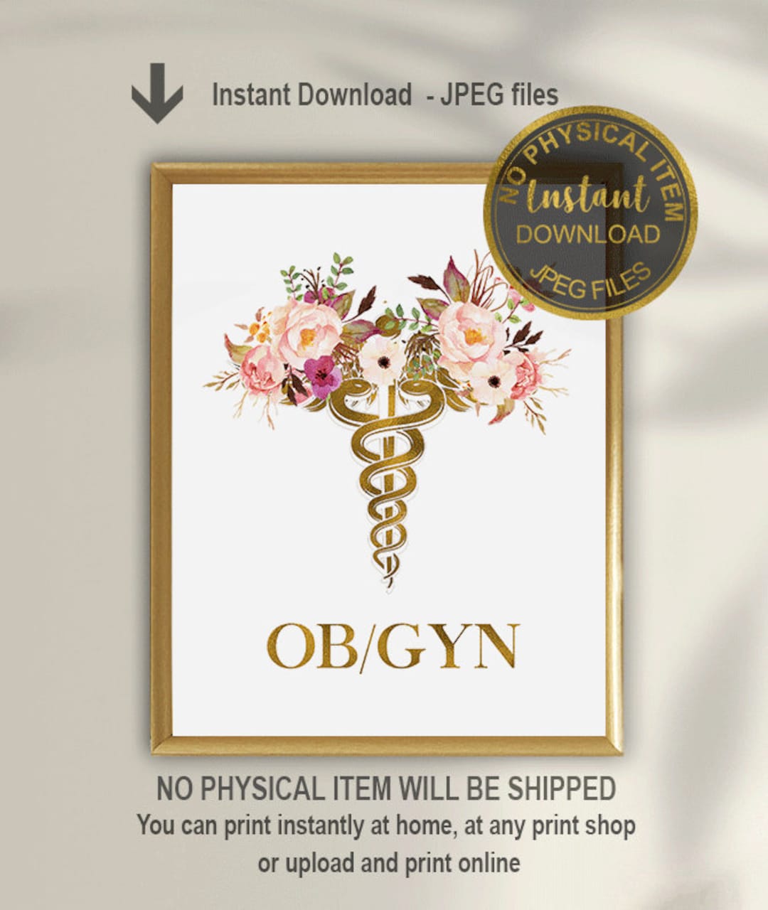 OBGYN Gift, Gynecologist Art, Gynecologist Office Decor, OBGYN Office ...