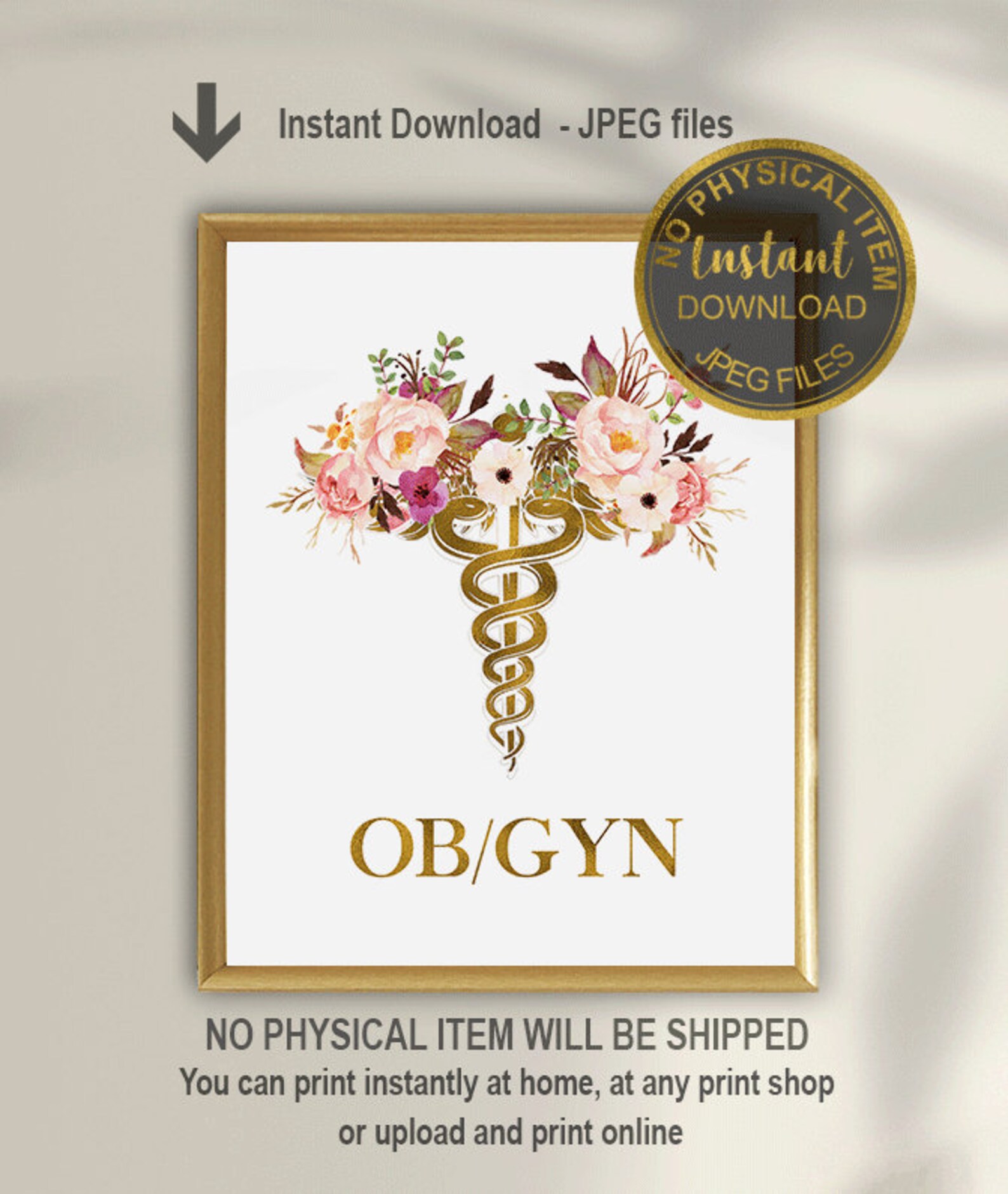 OBGYN Gift, Gynecologist Art, Gynecologist Office Decor, OBGYN Office ...