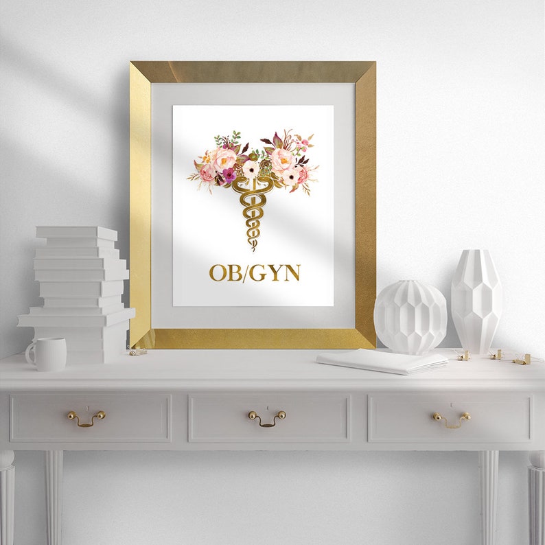 OBGYN Gift, Gynecologist Art, Gynecologist Office Decor, OBGYN Office ...