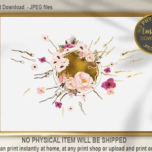 Fertilization Of Sperm and Ovum, Fertility Center Decor, Genetics Art, Obgyn Office Decor, Pregnancy Announcement, Obgyn Gift, Sperm Cells