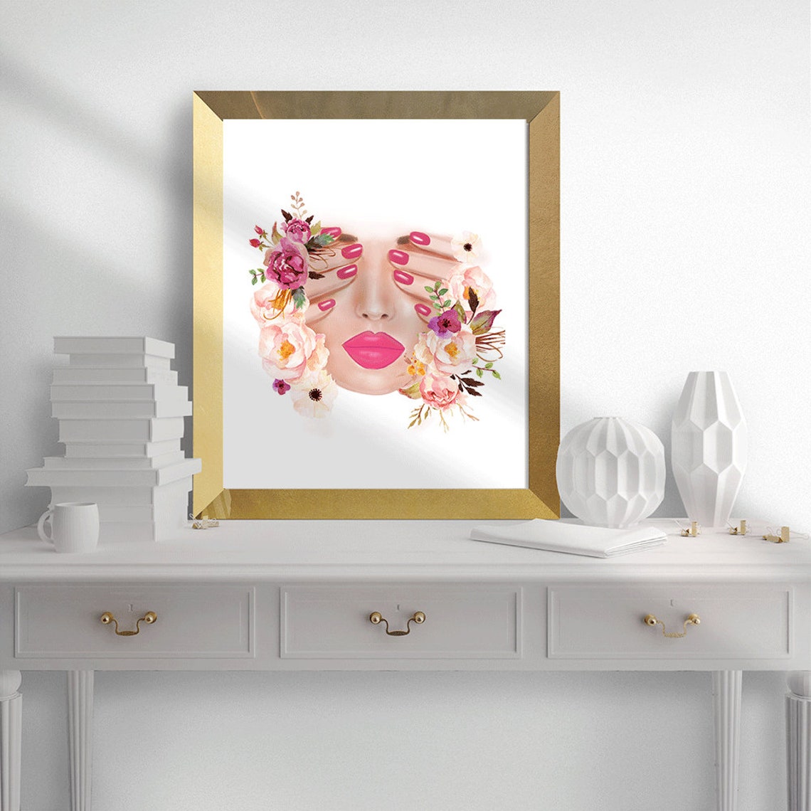 Beauty Salon Decor Beauty Wall Art Dressing Room Nail Etsy