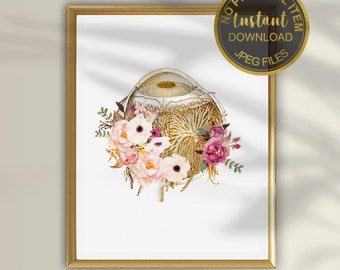 Eye Anatomy Wall Art Print for Ophthalmology Clinics, Medical Office Decor, Ophthalmologist & Optometrist Gift (Digital Download)