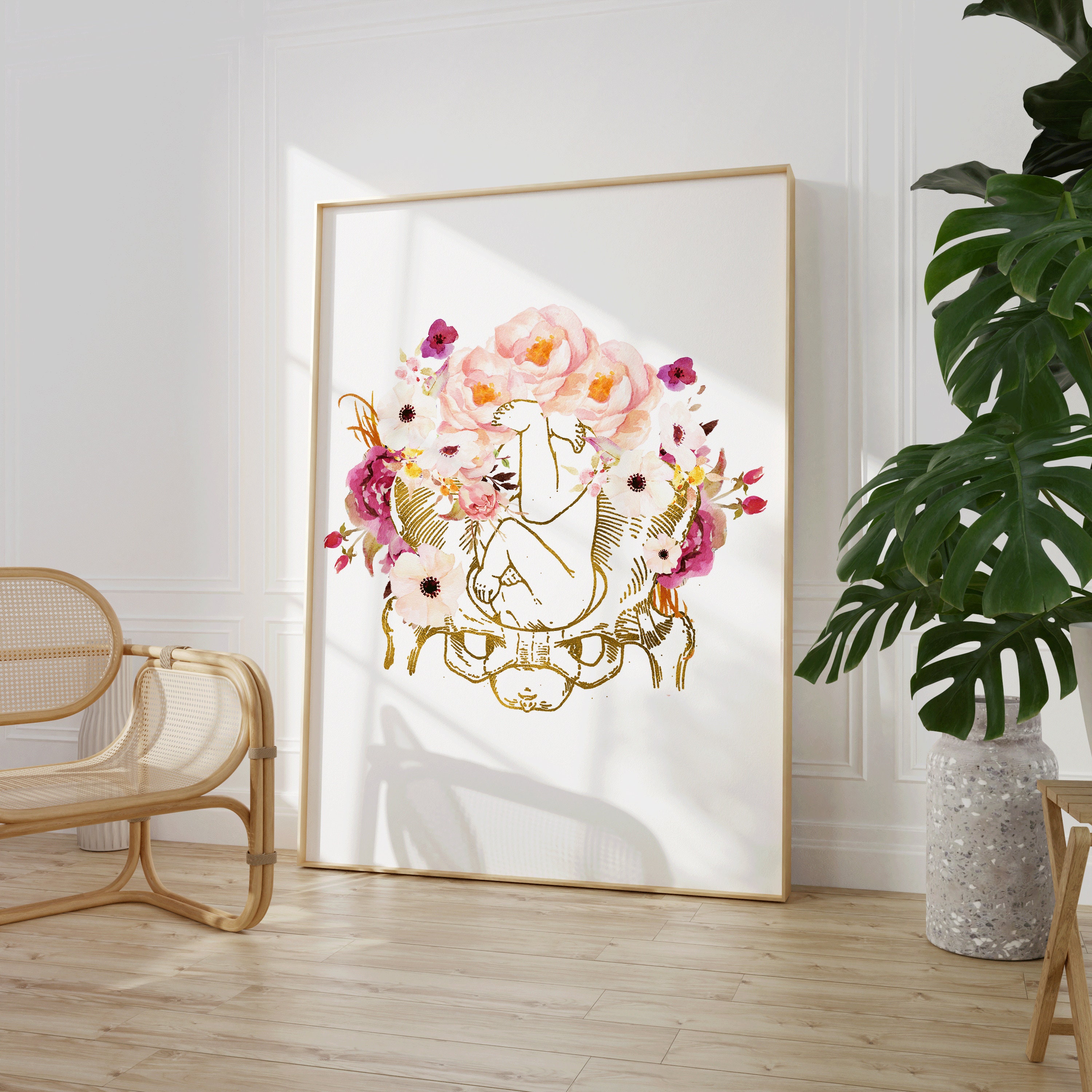 Obgyn Print, Midwife Art Print, Birth Art, Pregnancy Art, Obgyn Print ...