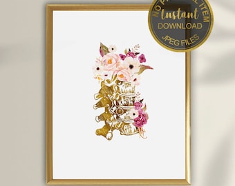 Vertebrae Anatomy Wall Art Printable, Physical Therapy Spine Art, Chiropractor & Orthopedic Office Decor