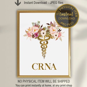 Certified Registered Nurse Anesthetists Gift, CRNA Gift, CRNA Student Graduation Gift,Nurse Anesthetist Gifts, Anesthesia Gift, Office Decor