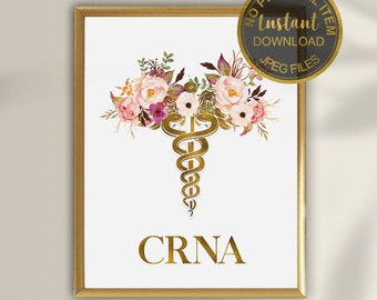 Certified Registered Nurse Anesthetists Gift, CRNA Gift, CRNA Student Graduation Gift,Nurse Anesthetist Gifts, Anesthesia Gift, Office Decor