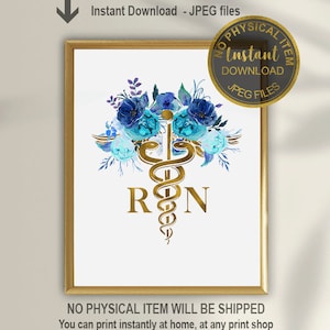 Registered Nurse Gifts, RN Gift, RN Graduation Gift, Nurse Sign, Nurse Office Decor, Nurse Appreciation Gift, Registered Nurse Student