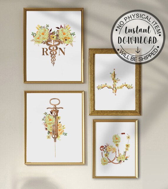 Nurse Gift Nursing Student Gift Nurse Office Decor Anatomy Etsy