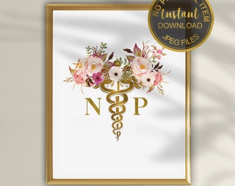 Nurse Practitioner Gift, NP Gift, Nurse Practitioner Graduation Gift, Nurse Appreciation Gift, Nurse Office Decor, Nurse Print, Nurse Art
