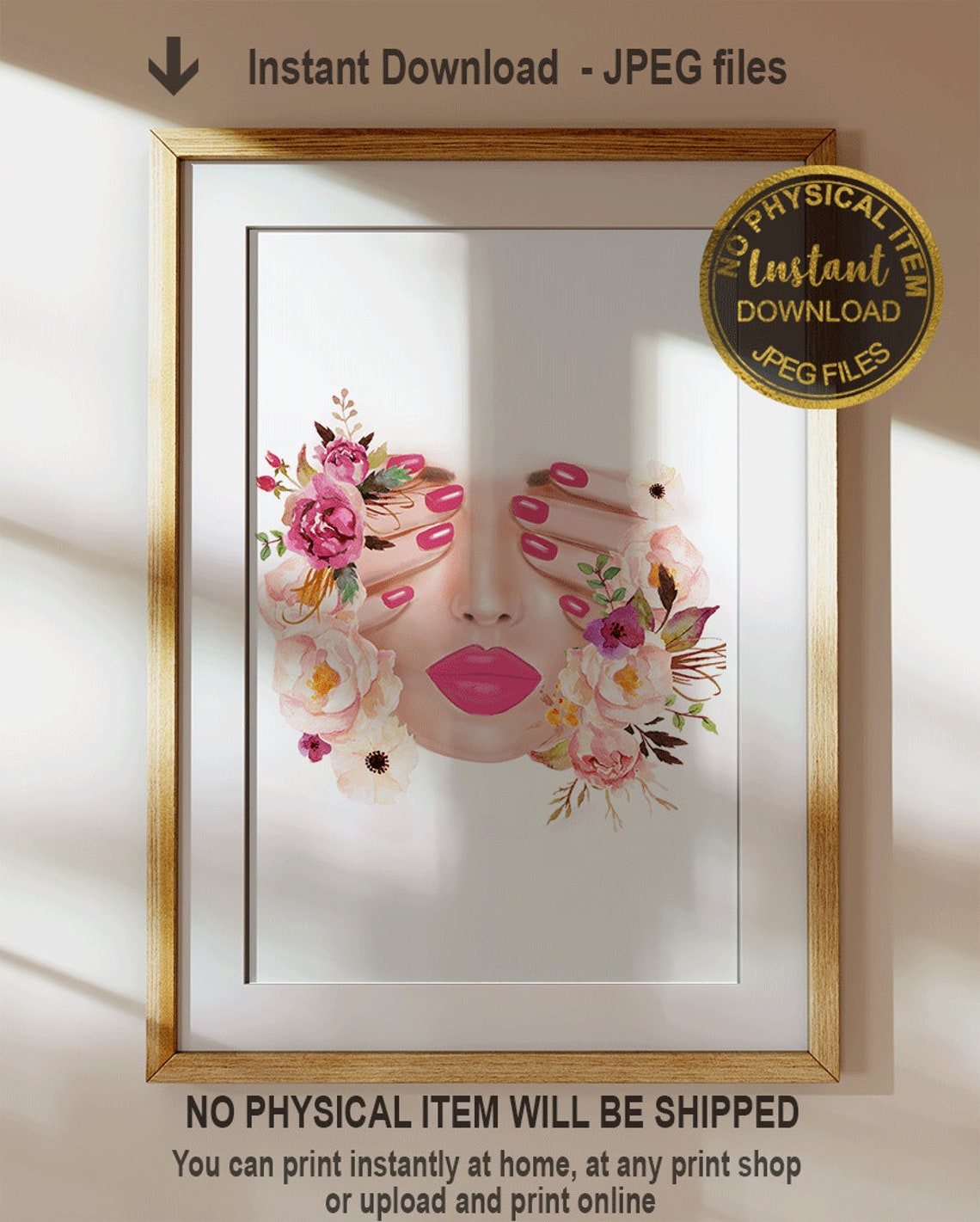 Beauty Salon Decor Beauty Wall Art Dressing Room Nail Etsy