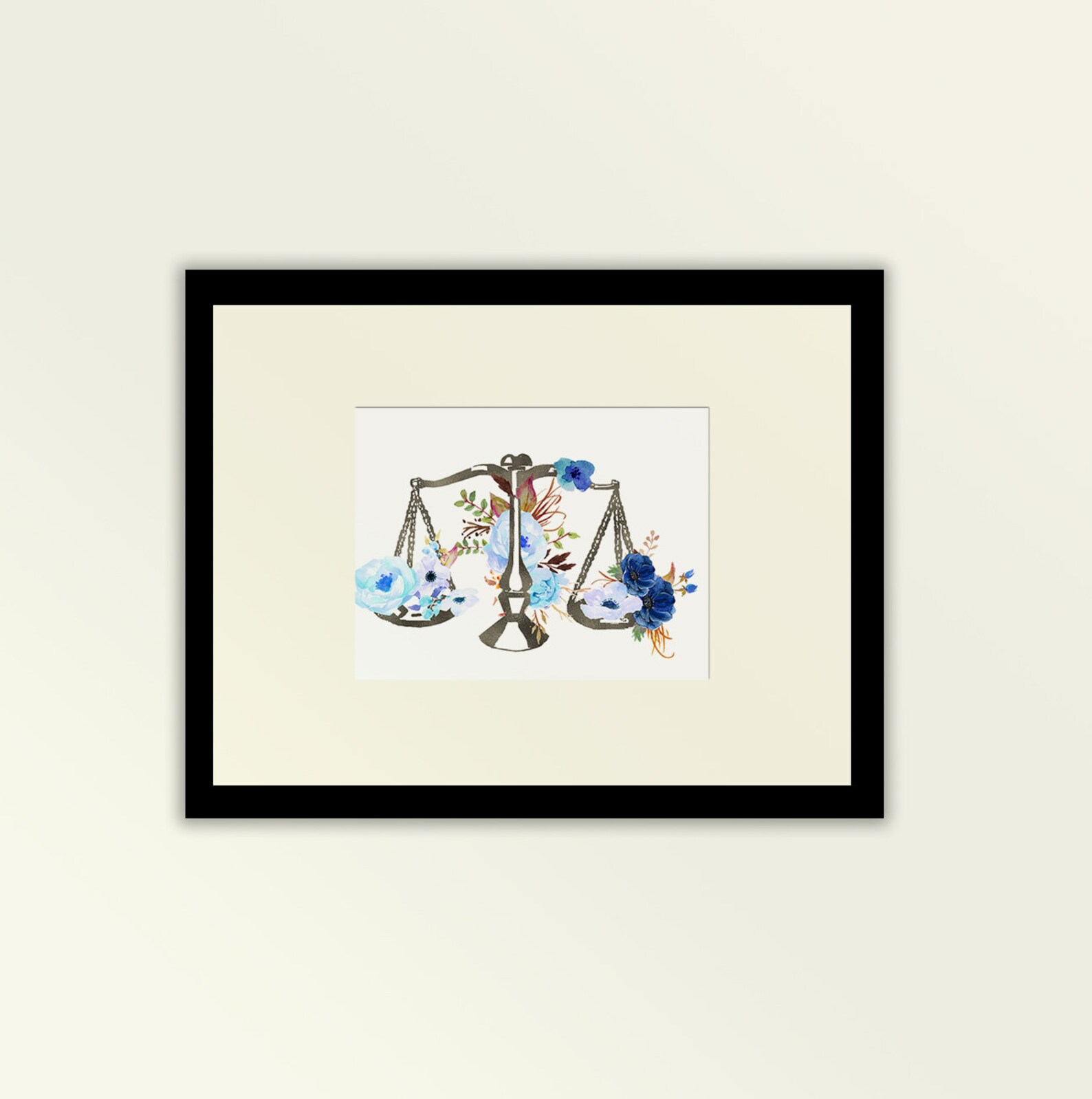 Lawyer Art Lawyer Office Decor Scale of Justice Art Law Etsy