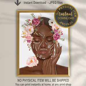 Músculos faciales, cartel de arte de anatomía, inyector de botox y relleno, inyector de enfermera, impresión dermatológica, arte Medspa, anatomía facial, arte imprimible