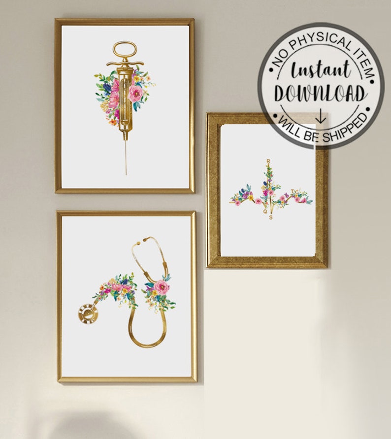 Nurse Art Print Nurse Office Decor Nurse Graduation Gift Etsy