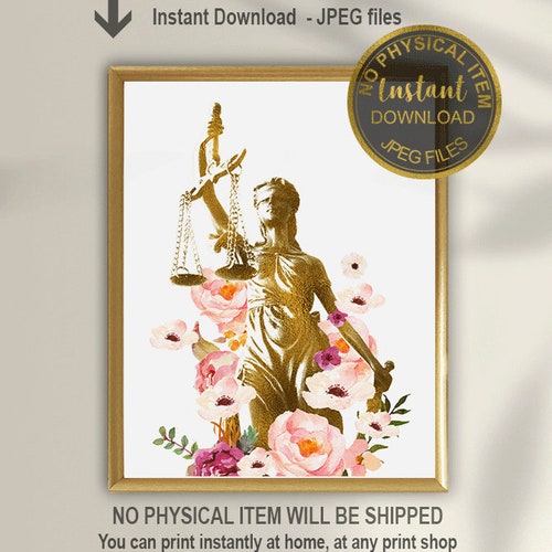 Lawyers Gift Justice Art Lawyers Office Decor Judge Gift Etsy Israel