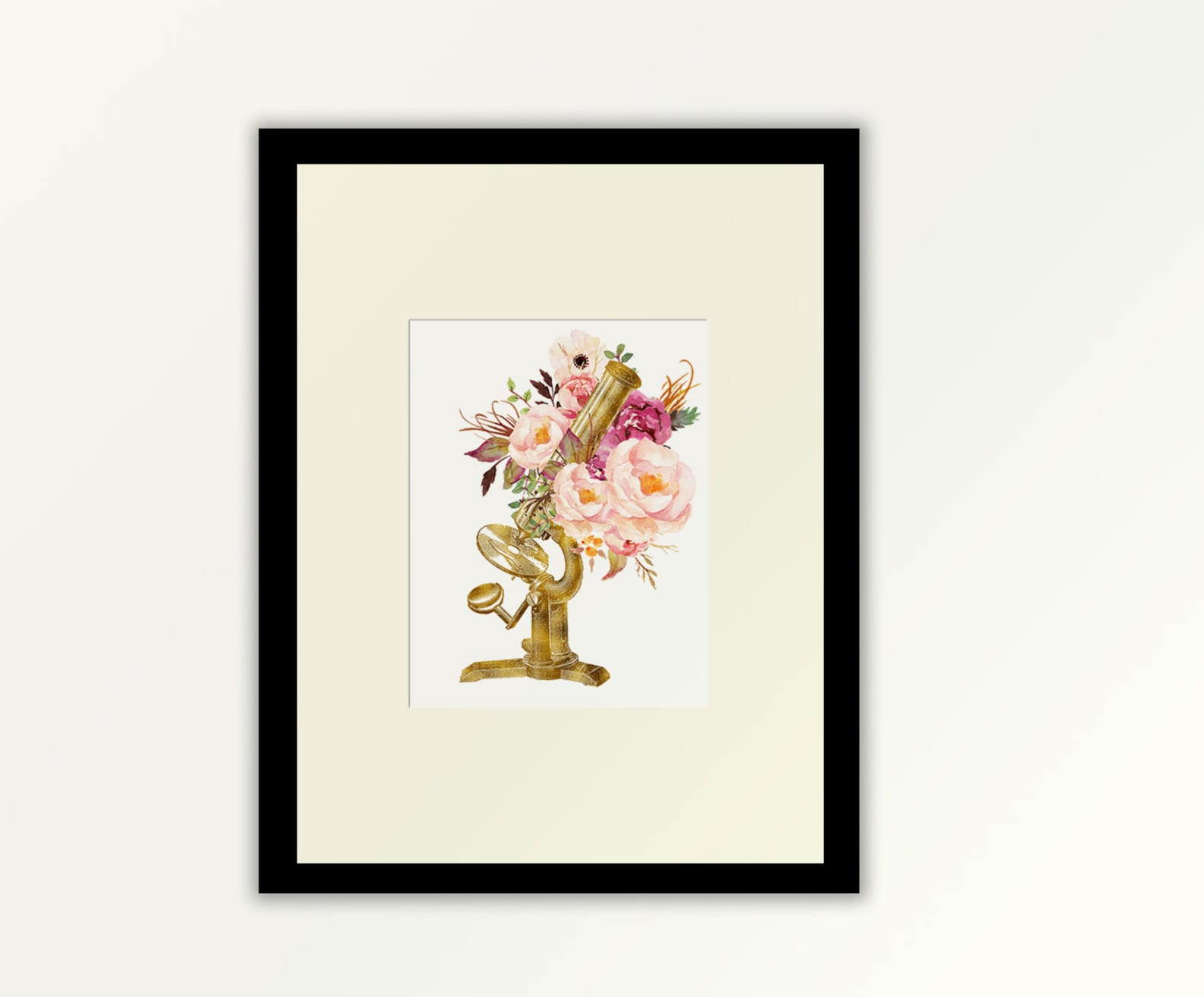 Medical Art Print Microscope Art Print Science Art Biology | Etsy