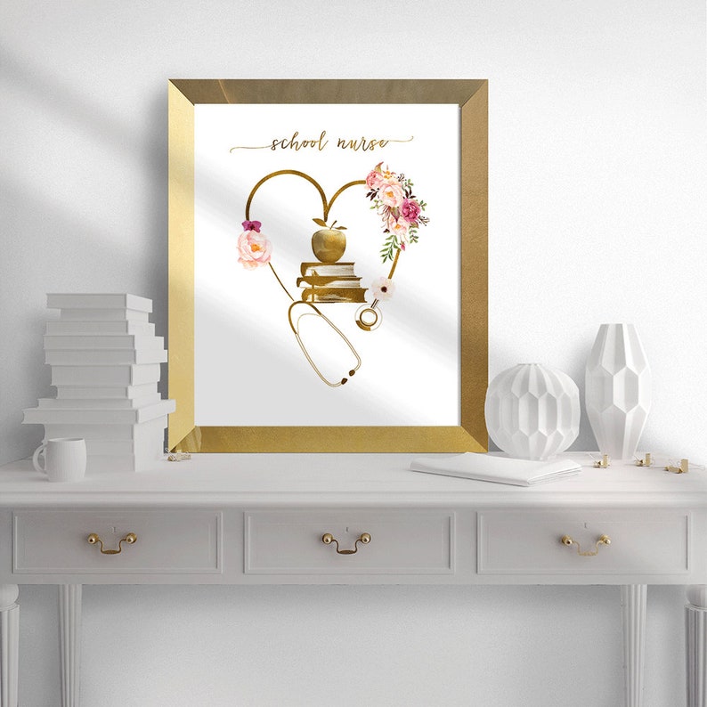 School Nurse Office Decor School Nurse Sign Nurse Wall Art | Etsy