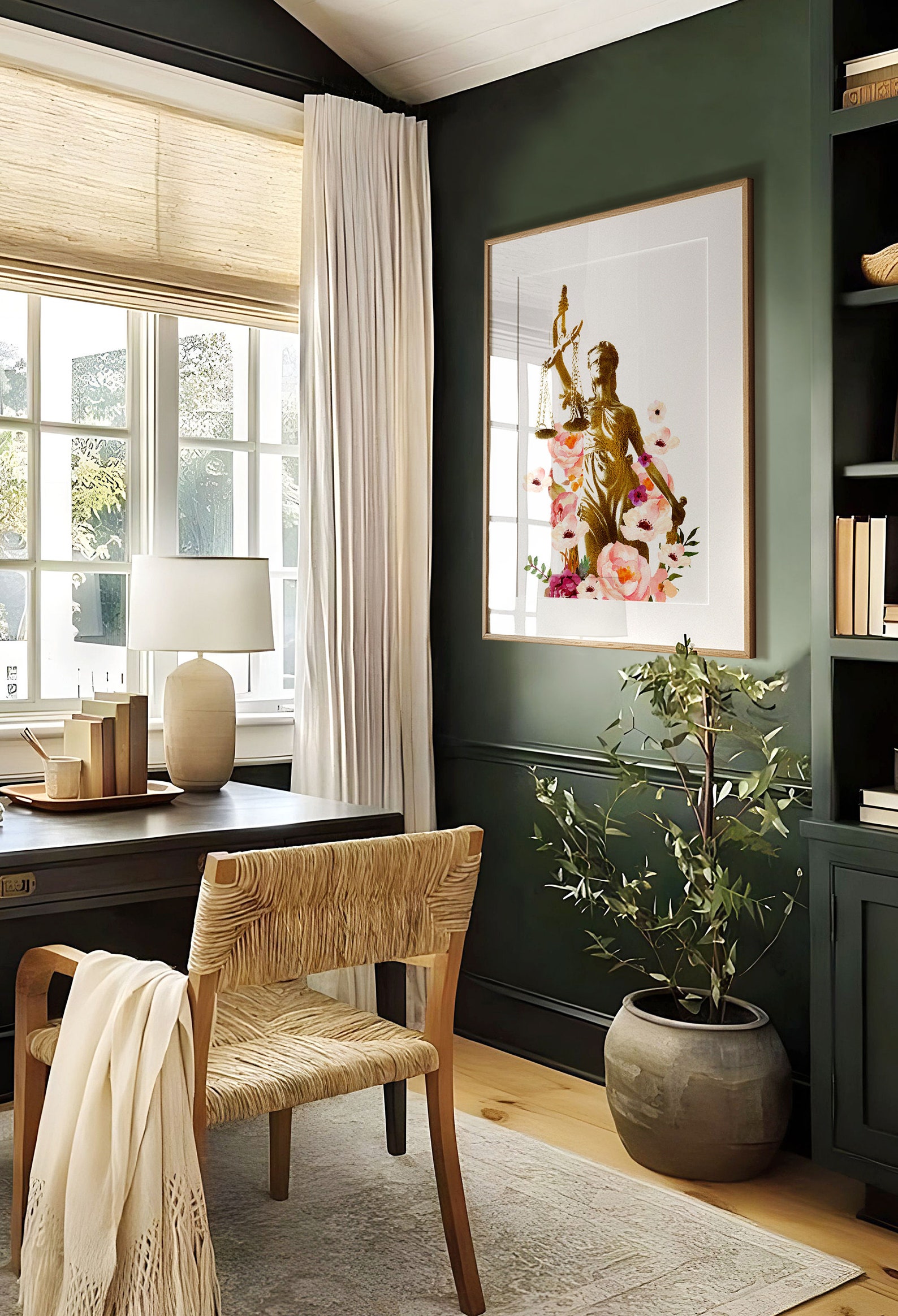 Lawyer Gift Art Lawyer Art Lawyer Office Decor Justice Art Etsy