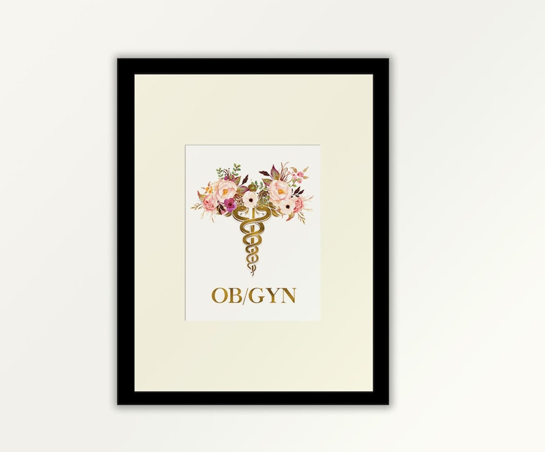 OBGYN Gift, Gynecologist Art, Gynecologist Office Decor, OBGYN Office ...