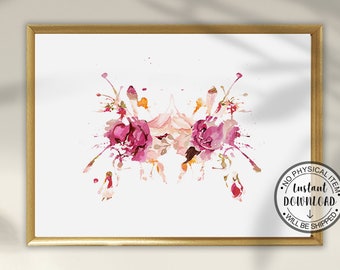 Lámina de psicología, Impresión de psicología, Regalo de psicología, Arte imprimible, Decoración de oficina de psicología, Regalo para psicólogo, Decoración de psicología