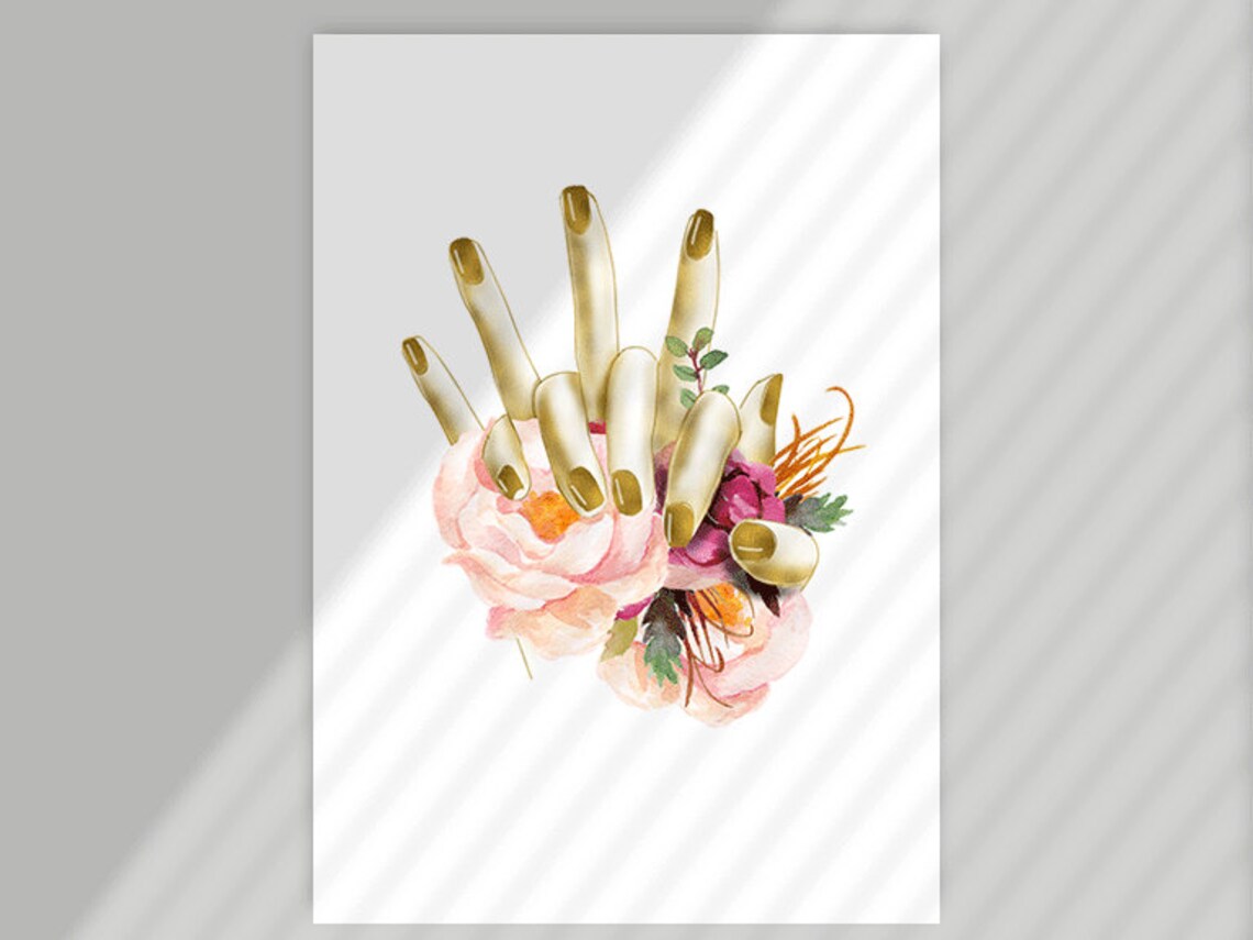 Nail Salon Decor Nails Art Print Beauty Prints Beauty Salon Etsy UK
