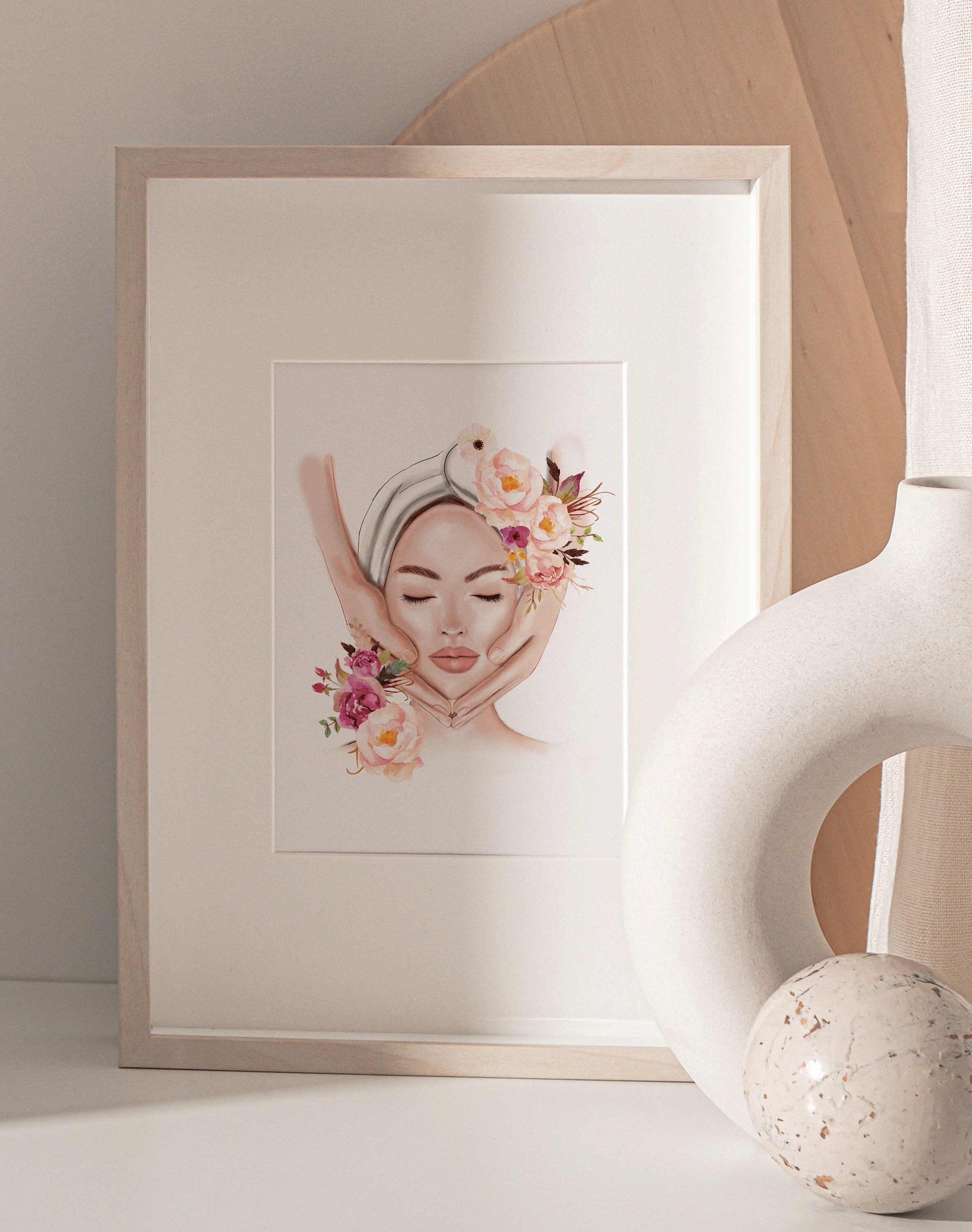 Spa Salon Wall Art Medical Spa Art Massage Room Decor Etsy