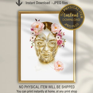 Gesichtsmuskeln Kunst, Kosmetikerin Dekor, medizinische Spa Dekor, Kosmetikerin Wandkunst, Massage Therapeut Druck, Botox, Kosmetik Injektor printable