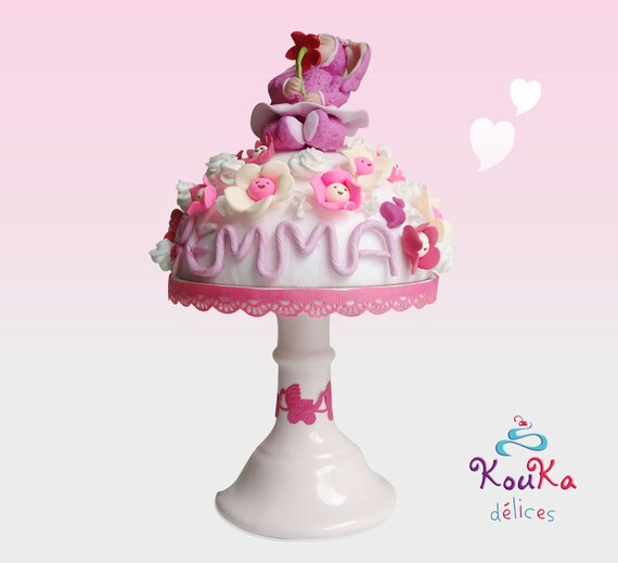 Center Of Table Baptism Decoration Of Anniversary Baby Etsy