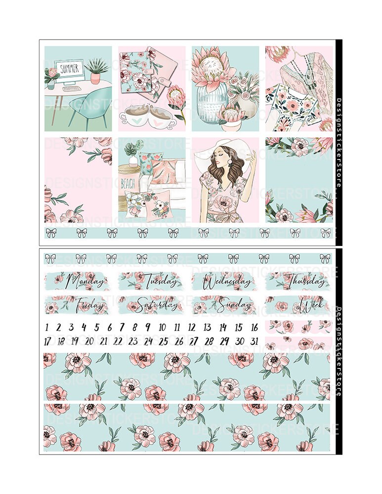 BOHO STYLE Printable Weekly Kit/printable Planner - Etsy