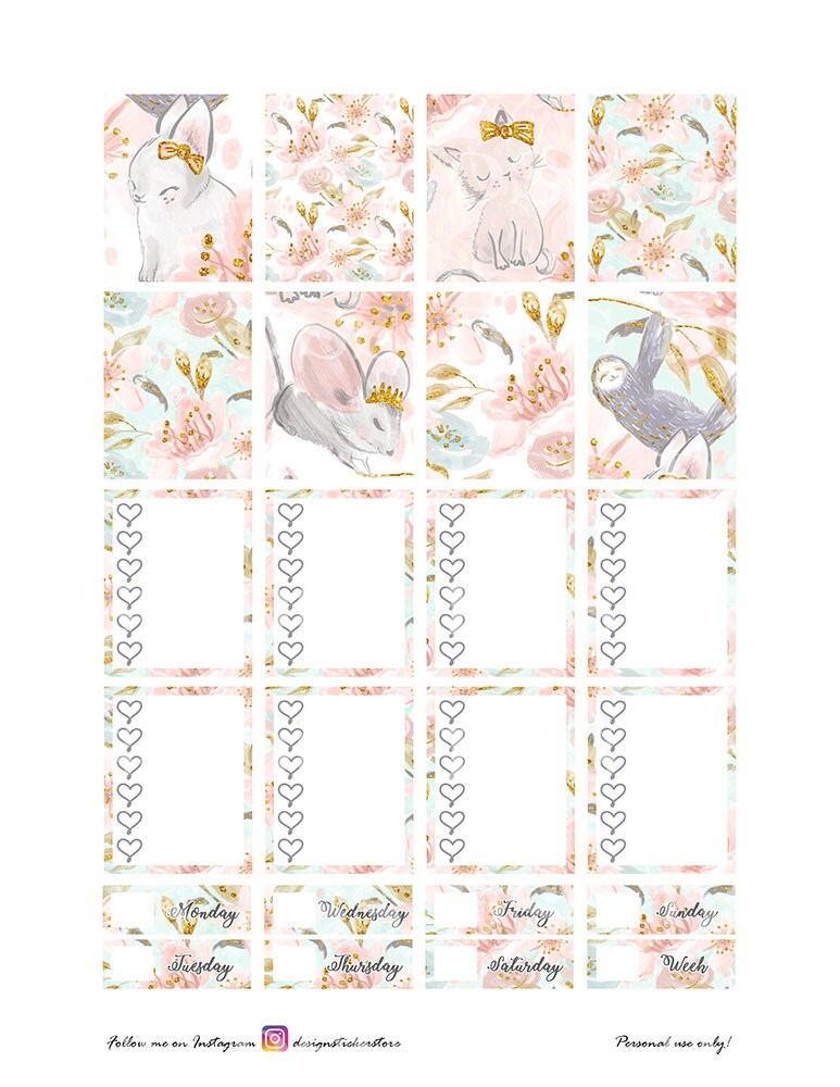 Kawaii Planner Stickers/Planner Stickers for Erin Condren | Etsy