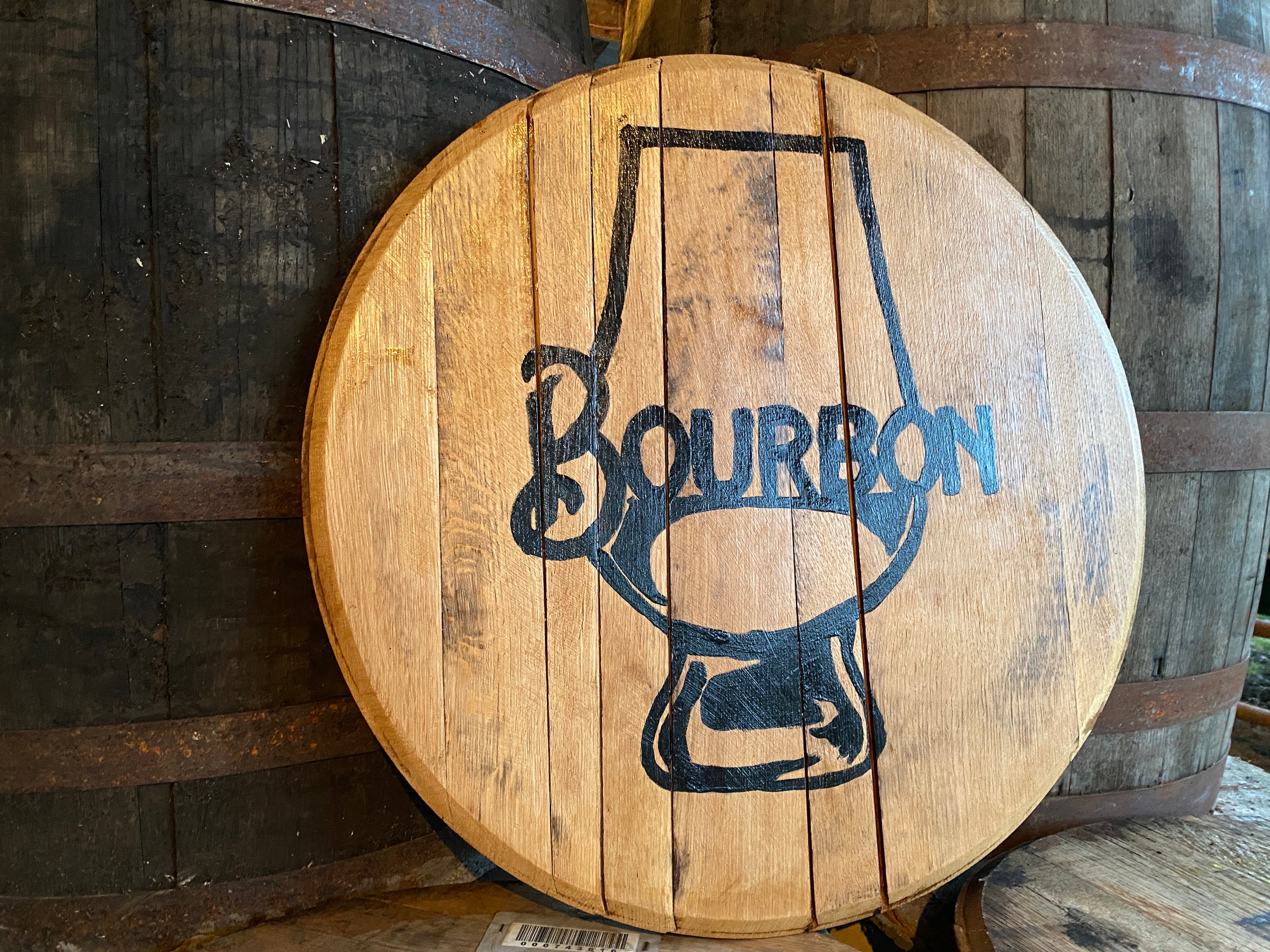 Kentucky Bourbon Themed Barrel Heads Etsy
