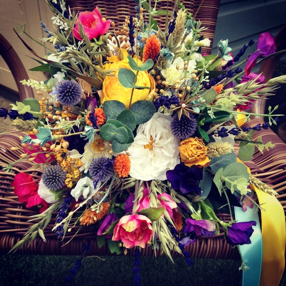 En Provence Summer Bouquet Wedding Bouquet Country Style Etsy