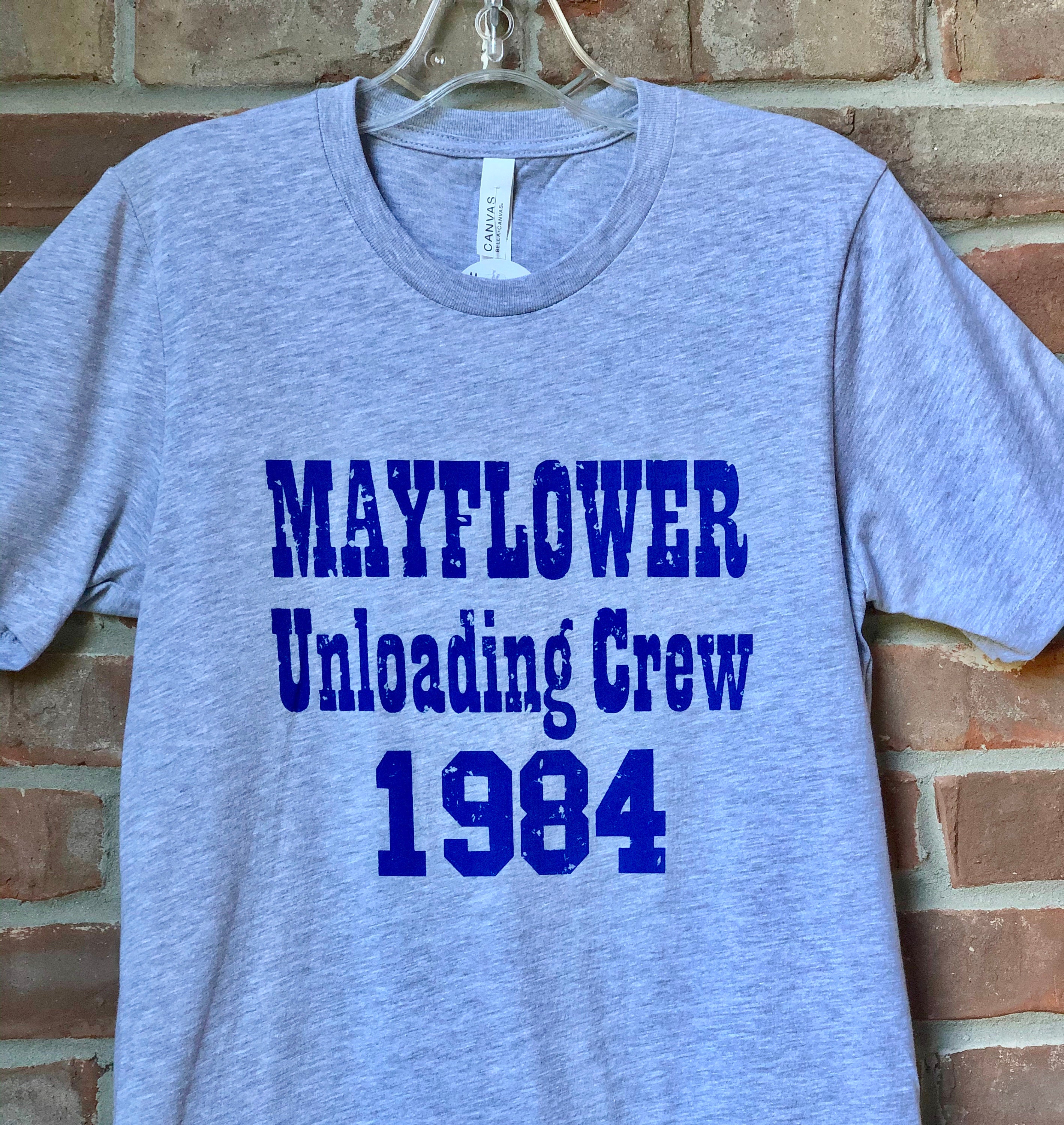 Mayflower Unloading Crew tshirt. Colts 