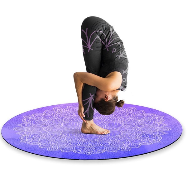 Round Yoga Mat Etsy